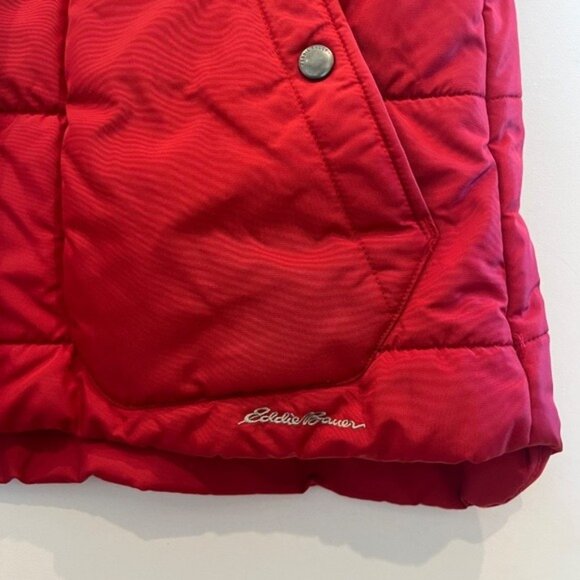Eddie Bauer Buffalo Plaid Check Puffer Vest Women's Tall Large Outdoors Hiking - Picture 3 of 15